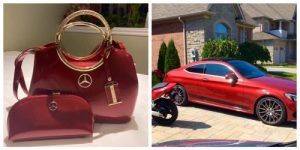 MCB Deluxe Handbag With Free Wallet And Glasses Gift photo review