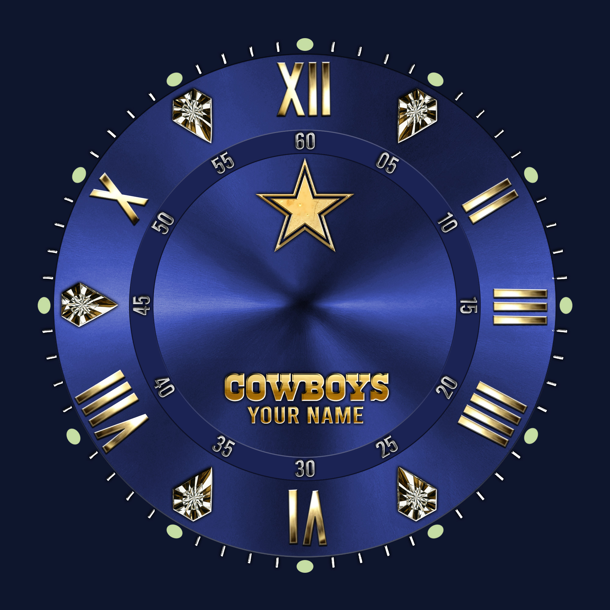 Watch Logo Dallas Cowboys Vs72