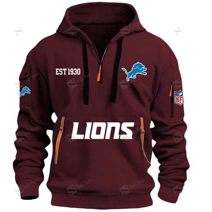 Limited Edition - EST 1930 - NF - LIO - HOODIE HALF ZIPPER - BON5082105 (4)