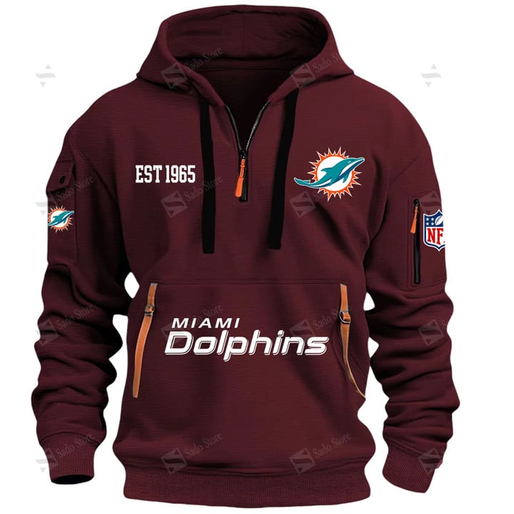 Limited Edition - EST 1965 - NF - MIA - HOODIE HALF ZIPPER - BON50821012 (6)