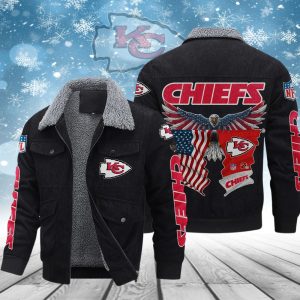Kansas City Chiefs Casual Winter Corduroy Jacket VS01