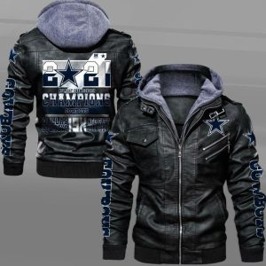 Dallas Cowboys Designed Casual Winter Leather Jacket VS12