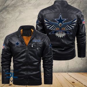 Dallas Cowboys Designed Casual Winter Leather Jacket VS17