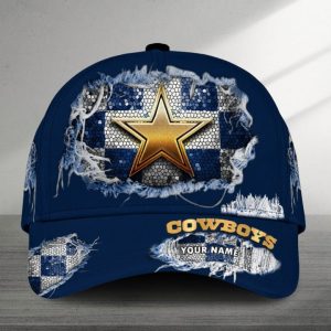 Dallas Cowboys Custom Name Universal Fit Unisex Classic Cap VS28