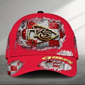 Kansas City Chiefs Custom Name Universal Fit Unisex Classic Cap VS14