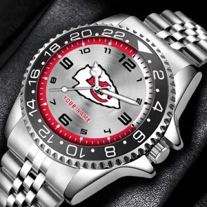 Kansas City Chiefs Custom Name Elegant Fashion Design Watch VS10