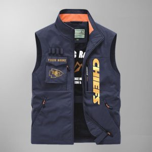 Kansas City Chiefs Custom Name Tactical Style Vest VS03