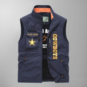 Dallas Cowboys Custom Name Tactical Style Vest VS04