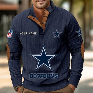 Dallas Cowboys Custom Name Casual Design Sport Sweatshirt VS10