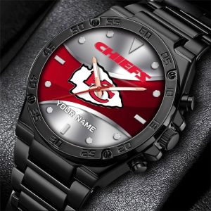 Kansas City Chiefs Custom Name Elegant Fashion Design Watch VS13