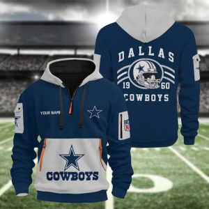 Dallas Cowboys Custom Name High Quality Thick Hoodie VS26