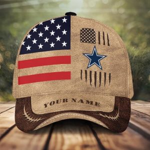 Dallas Cowboys Custom Name Universal Fit Unisex Classic Cap VS26