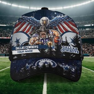 Dallas Cowboys Custom Name Universal Fit Unisex Classic Cap VS25