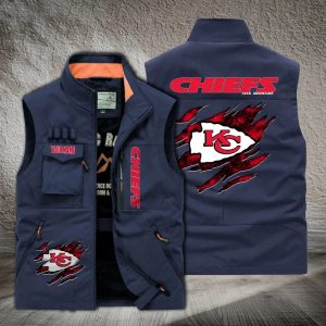 Kansas City Chiefs Custom Name Tactical Style Vest VS01