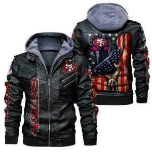 San Francisco 49ers Designed Casual Winter Leather Jacket VS02