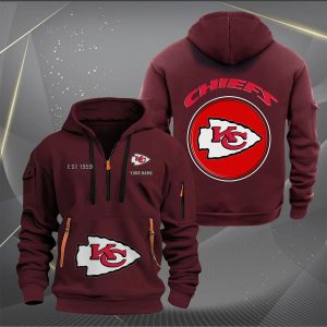 Kansas City Chiefs Custom Name High Quality Thick Hoodie VS23
