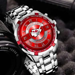 Kansas City Chiefs Custom Name Elegant Fashion Design Watch VS05