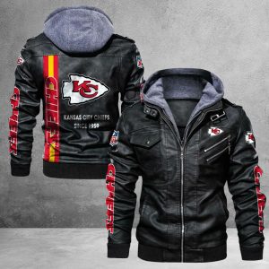 Kansas City Chiefs Designed Casual Winter Leather Jacket VS11