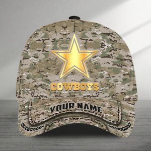 Dallas Cowboys Custom Name Universal Fit Unisex Classic Cap VS27