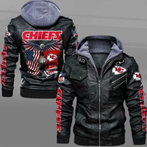 Kansas City Chiefs Designed Casual Winter Leather Jacket VS17