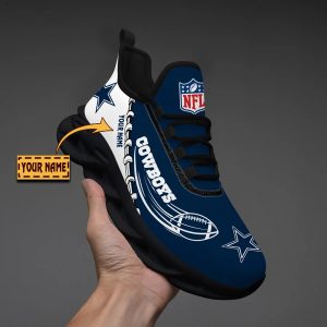 Dallas Cowboys Custom Name Design Max Soul Sneakers VS13