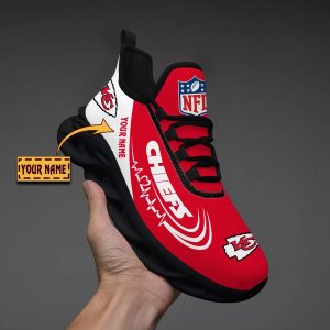 Kansas City Chiefs Custom Name Design Max Soul Sneakers VS15