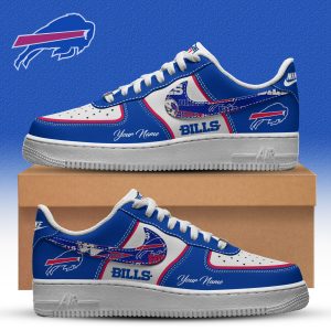 Buffalo Bills Custom Name Multicolor Fashion Casual AF1 Sneakers VS20