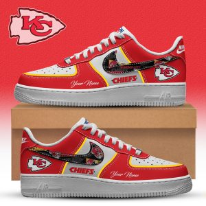 Kansas City Chiefs Custom Name Multicolor Fashion Casual AF1 Sneakers VS20