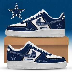Dallas Cowboys Custom Name Multicolor Fashion Casual AF1 Sneakers VS20