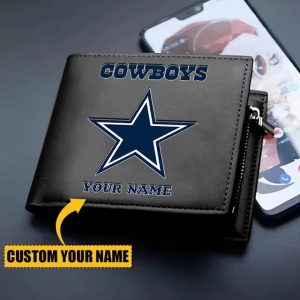 Dallas Cowboys Custom Name Casual Leather Wallet VS04