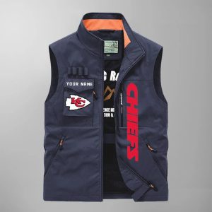 Kansas City Chiefs Custom Name Tactical Style Vest VS02