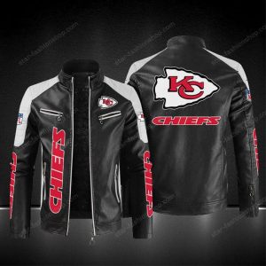Kansas City Chiefs Custom Name Designed Casual Winter Leather Jacket VS06
