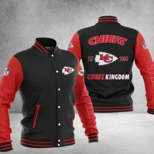 Kansas City Chiefs Customized Baseball Jacket VS01