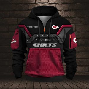 Kansas City Chiefs Custom Name High Quality Thick Hoodie VS21