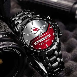 Kansas City Chiefs Custom Name Elegant Fashion Design Watch VS1