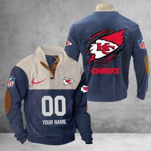 Kansas City Chiefs Custom Name Casual Design Sport Sweatshirt VS06