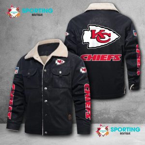 Kansas City Chiefs Designed Casual Winter Leather Jacket VS15