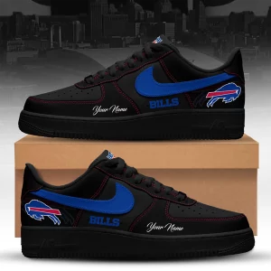 Buffalo Bills Custom Name Multicolor Fashion Casual AF1 Sneakers VS21