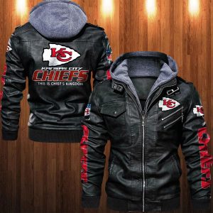Kansas City Chiefs Designed Casual Winter Leather Jacket VS03