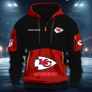 Kansas City Chiefs Custom Name High Quality Thick Hoodie VS34