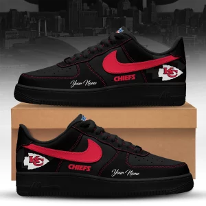 Kansas City Chiefs Custom Name Multicolor Fashion Casual AF1 Sneakers VS21