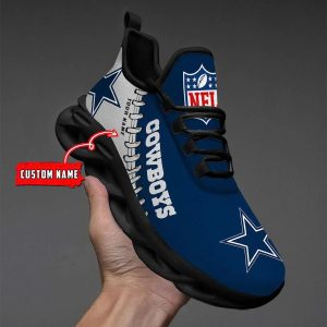 Dallas Cowboys Custom Name Design Max Soul Sneakers VS9