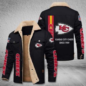 Kansas City Chiefs Designed Casual Winter Leather Jacket VS16