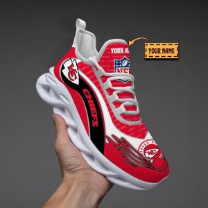 Kansas City Chiefs Custom Name Running Shoes VS3