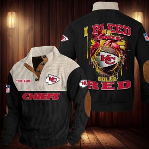 Kansas City Chiefs Custom Name Casual Design Sport Sweatshirt VS04