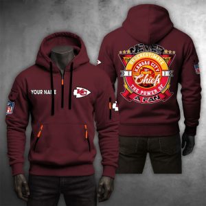 Kansas City Chiefs Custom Name High Quality Thick Hoodie VS25