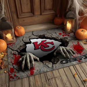 Kansas City Chiefs Home Sweet Home Personalized Doormat VS01