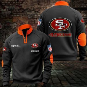 San Francisco 49ers Custom Name Casual Design Sport Sweatshirt VS1