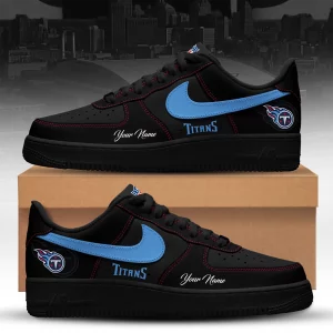 Tennessee Titans Custom Name Multicolor Fashion Casual AF1 Sneakers VS21