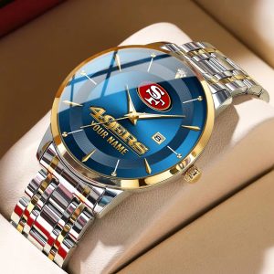 San Francisco 49ers Custom Name Men Stylish Fashion Design Watch VS85A